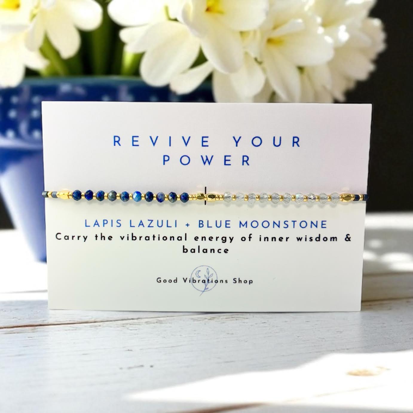 REVIVE YOUR POWER ⎮ Gemstone Intention Bracelet – Good Vibrations