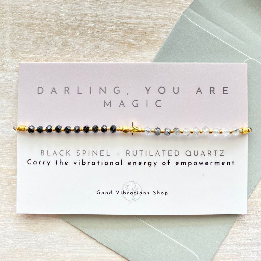 DARLING, YOU ARE MAGIC ⎮ Gemstone Intention Bracelet