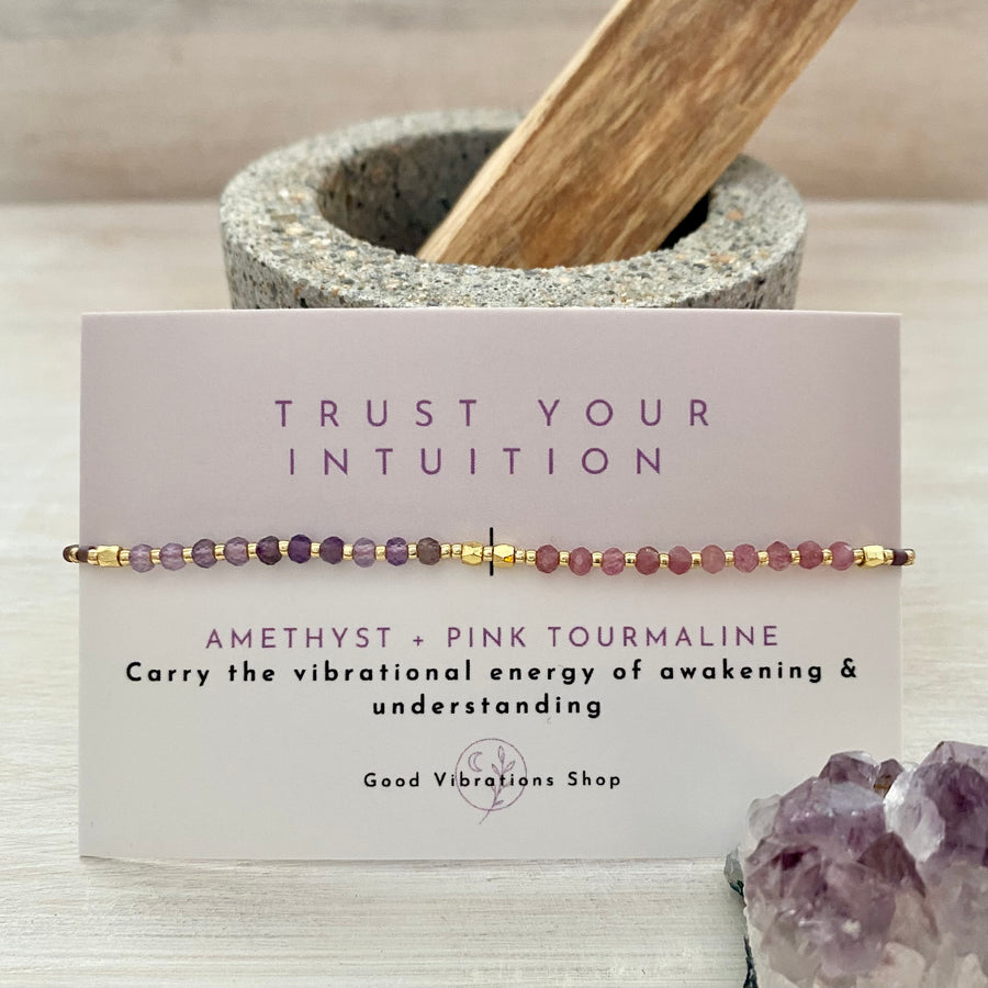 TRUST YOUR INTUITION ⎮ Gemstone Intention Bracelet