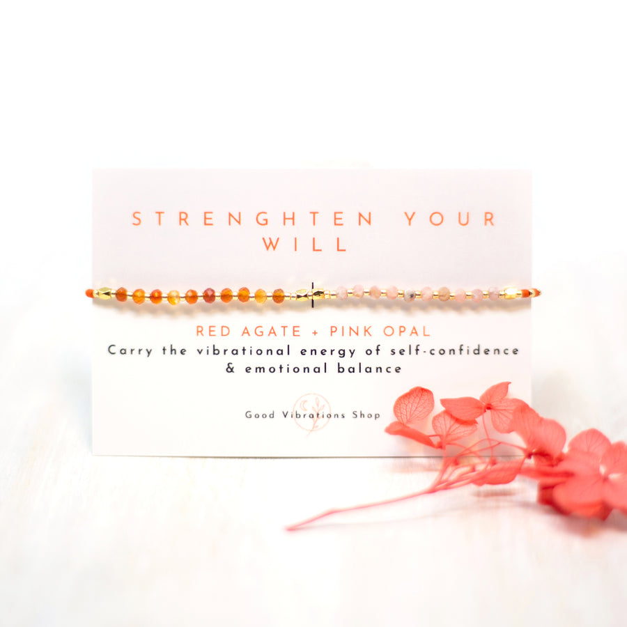 STRENGTHEN YOUR WILL ⎮ Gemstone Intention Bracelet