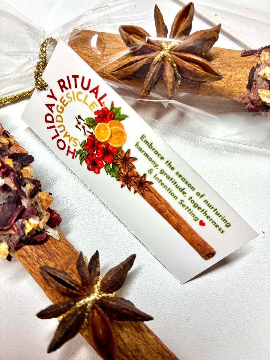Organic Hoilday Smudgesicle ⎮ Ritual Cleansing Wand