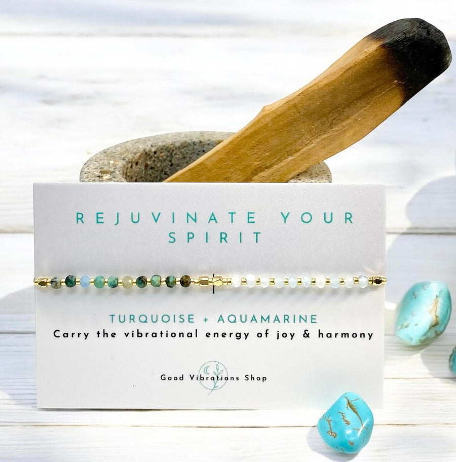 REJUVINATE YOUR SPIRIT ⎮Gemstone Intention Bracelet