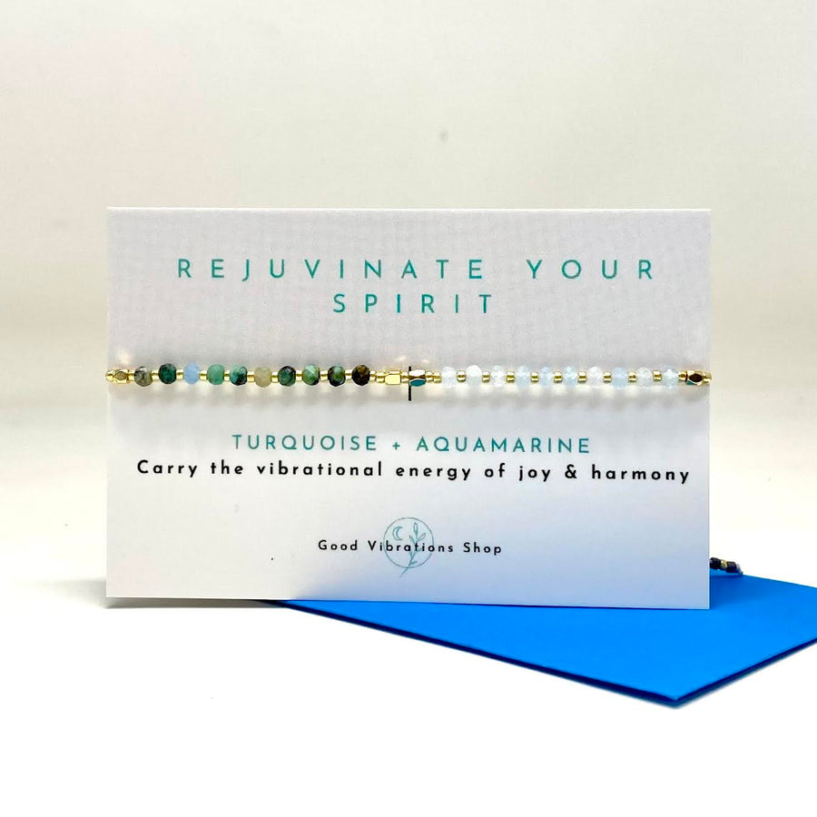 REJUVINATE YOUR SPIRIT ⎮Gemstone Intention Bracelet