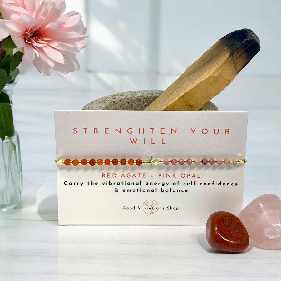 STRENGTHEN YOUR WILL ⎮ Gemstone Intention Bracelet