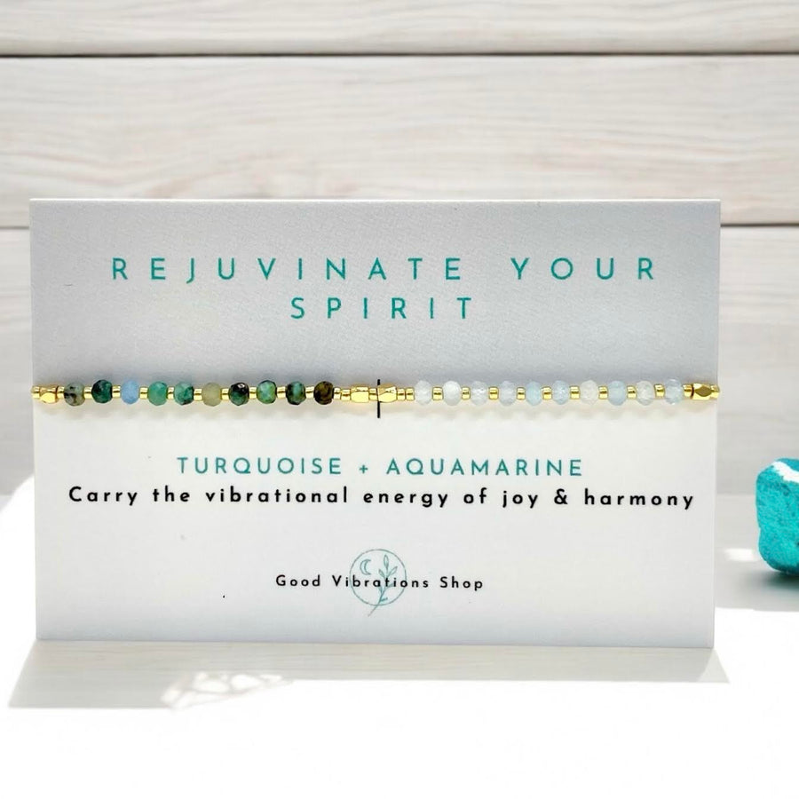 REJUVINATE YOUR SPIRIT ⎮Gemstone Intention Bracelet