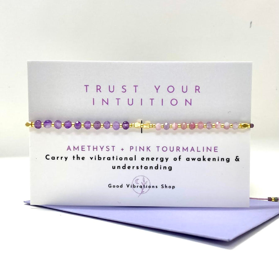 TRUST YOUR INTUITION ⎮ Gemstone Intention Bracelet