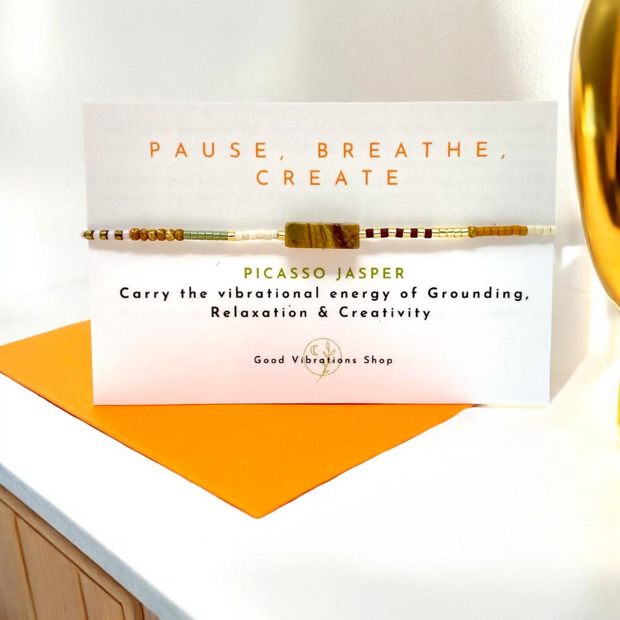 Pause, Breathe, Create⎮Higher Self Bracelet