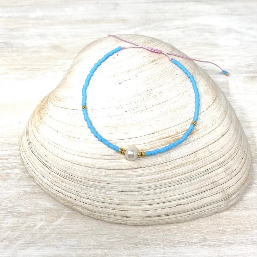 Pearl Goddess Bracelet ⎮ Turquoise