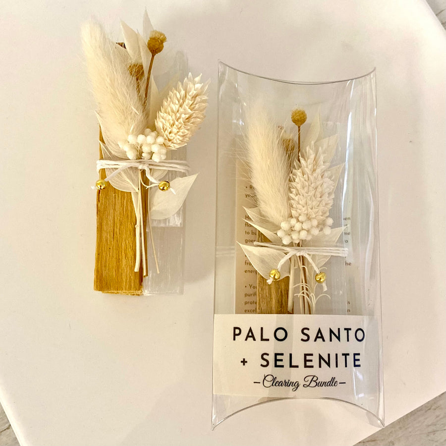 Palo Santo + Selenite⎮Clearing Bundle