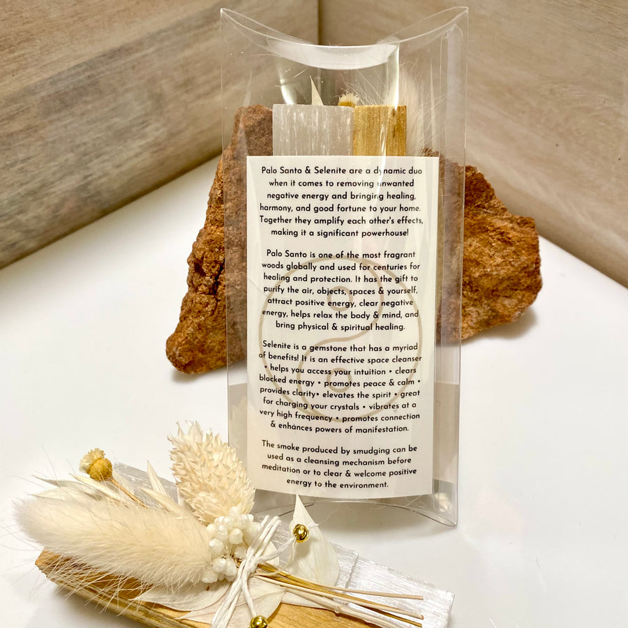 Palo Santo + Selenite⎮Clearing Bundle