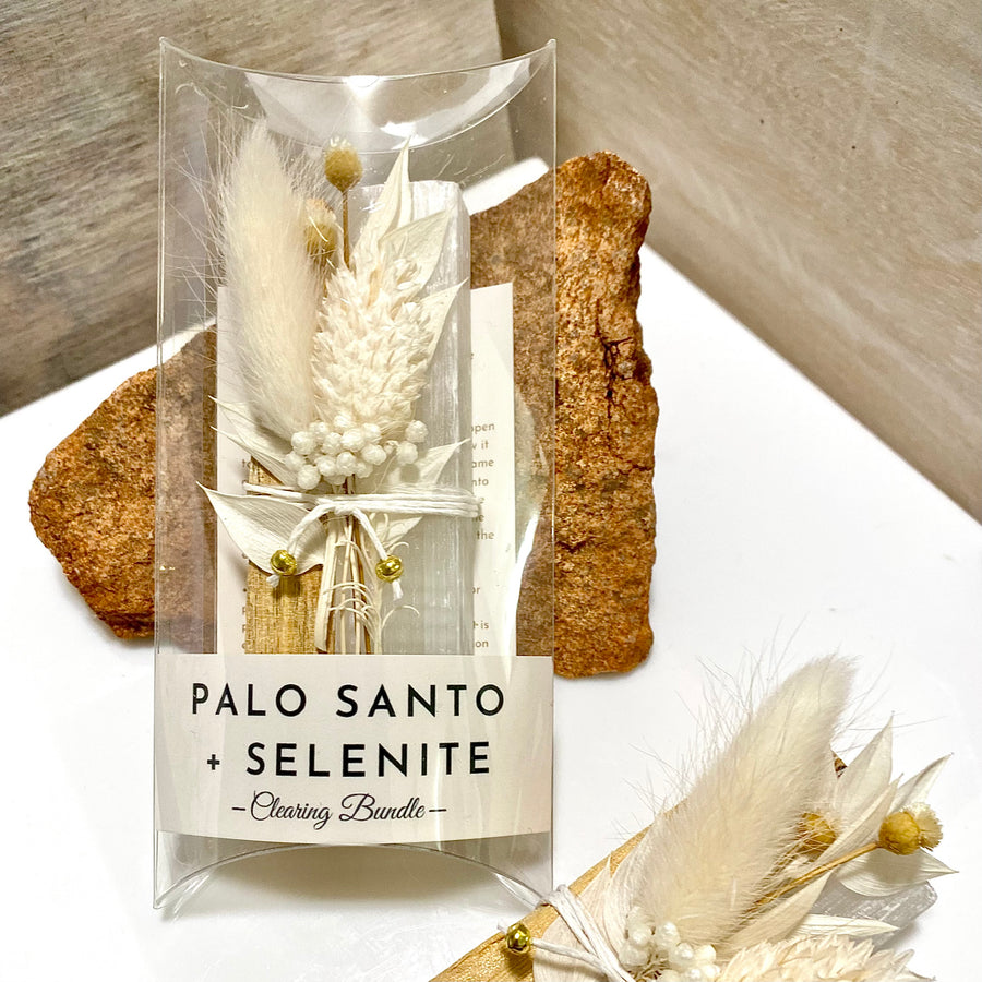 Palo Santo + Selenite⎮Clearing Bundle