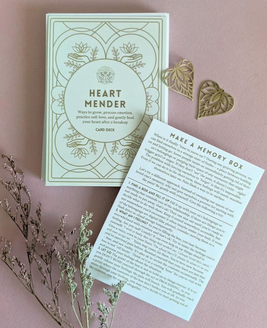 Heart Mender⎮breakup and self-love deck