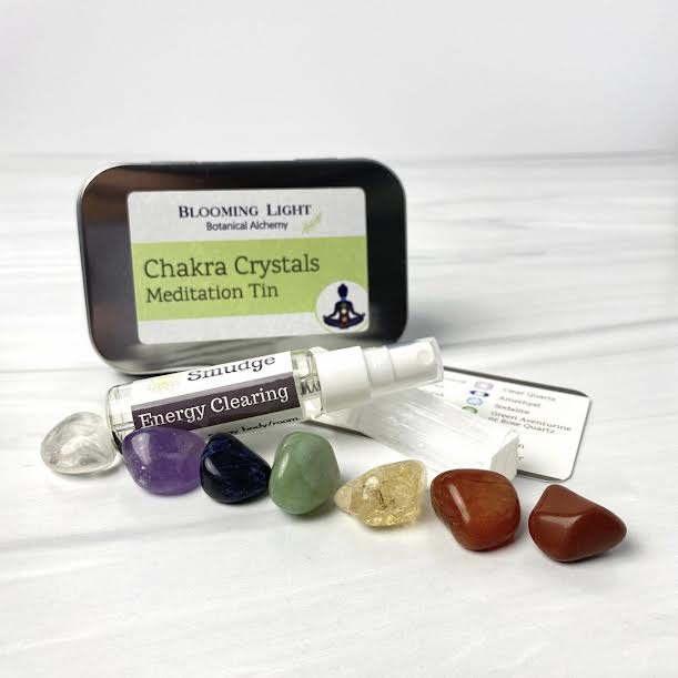 Chakra Crystals | Meditation Tin
