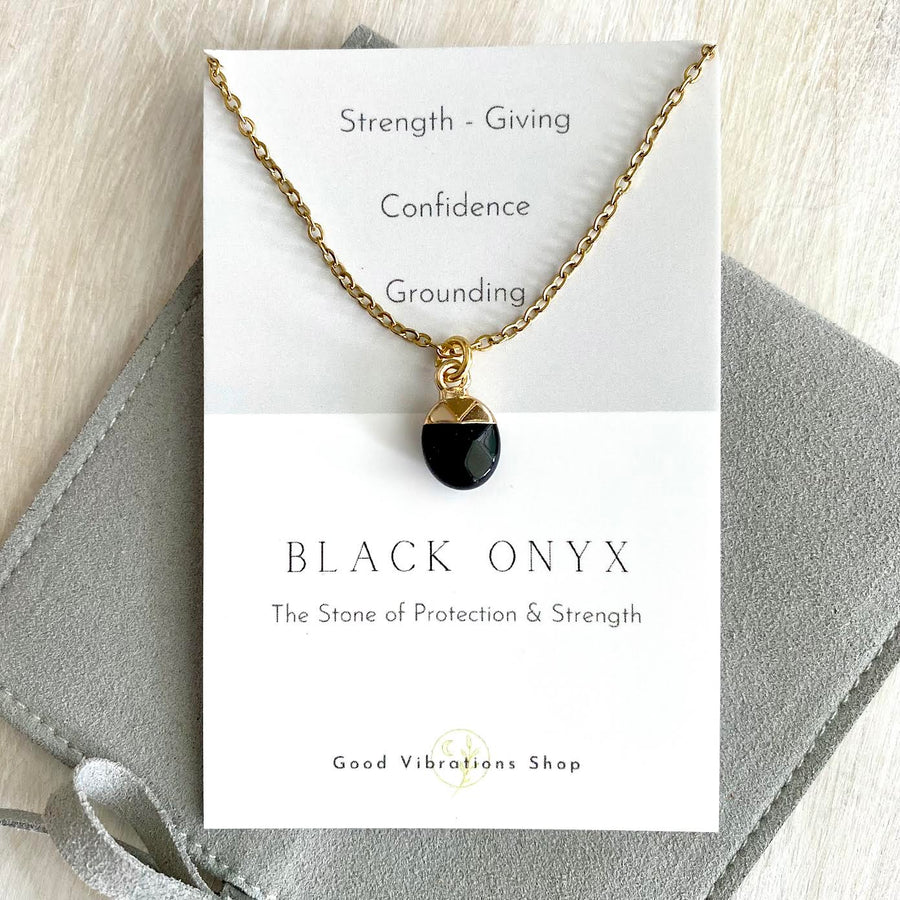 Black Onyx⎮Aura Necklace