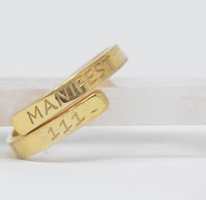 My Mantra Wrap Ring │ MANIFEST / 111