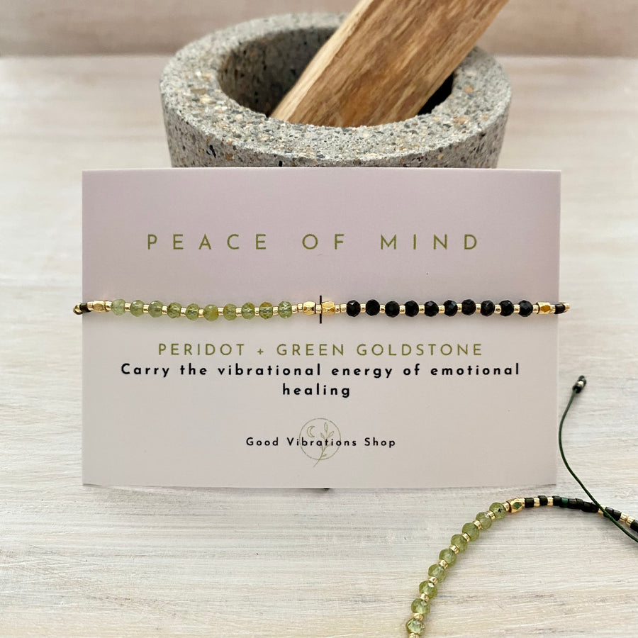PEACE OF MIND ⎮ Gemstone Intention Bracelet